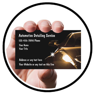 Coole Visitenkarten für Automotive-Detailing Visitenkarte
