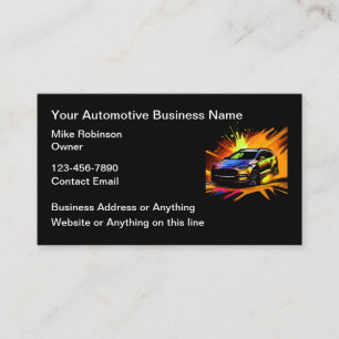 Coole Visitenkarten für Automotive-Dienstleistunge Visitenkarte