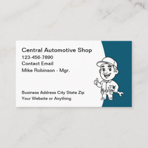 Coole Visitenkarten für Autowerkstätten Visitenkarte