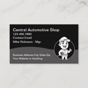Coole Visitenkarten für Autowerkstätten Visitenkarte
