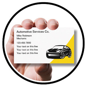 Coole Visitenkarten für den Kfz-Service Visitenkarte