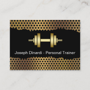 Coole Visitenkarten für Fitness-Trainer Visitenkarte
