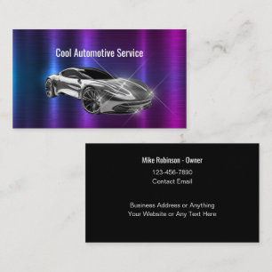 Coole Visitenkarten mit Auto-Motiv Visitenkarte