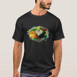 Coole Vogelwelt Parrot Kunst T-Shirt