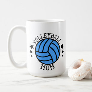 Coole Volleyball-Mutter-Wortkunst Kaffeetasse