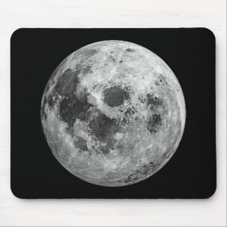 Coole Vollmond-Astronomie Mousepad