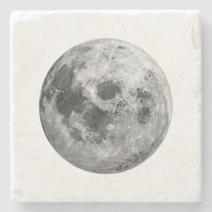 Coole Vollmond-Astronomie Steinuntersetzer