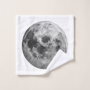 Coole Vollmond-Astronomie Waschlappen