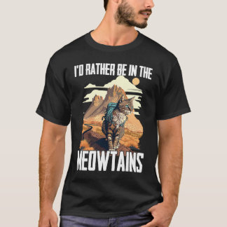 Coole Wandernde Katzen Für Männer Frauen Kinder Wa T-Shirt