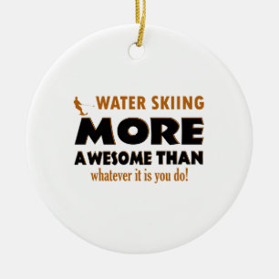 Coole Wasser-Skifahrenentwürfe Keramik Ornament