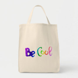 Coole Wasserfarbenmotivation zeichnend Schriftzeic Tragetasche