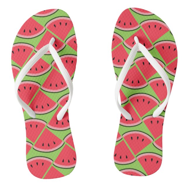 Coole Wassermelone Flip Flops (Fußbett)