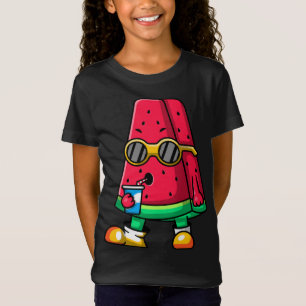 Coole Wassermelone Fruchttragende Sonnenbrille Son T-Shirt