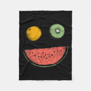 Coole Wassermelone Lemon Kiwi Veggie Pflanze Fleecedecke