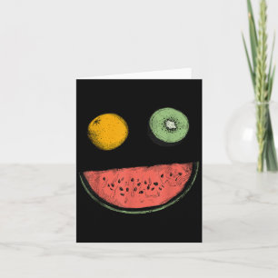 Coole Wassermelone Lemon Kiwi Veggie Pflanze Karte