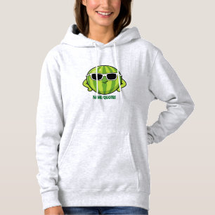 Coole Wassermelonen-Sonnenbrille Cartoon-Grafik Hoodie
