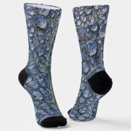 Coole Wassertropfen Tautextur abstrakt Socken