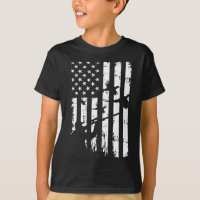Coole Wasservögel Amerikanische Vintage US-Flagge