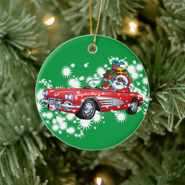 Coole Weihnachten! Keramik Ornament (Baum)