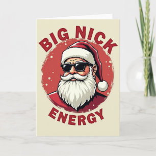 Coole Weihnachtsstilkarte Karte