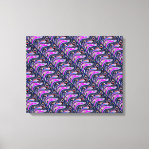 Coole Wellenart Leinwanddruck