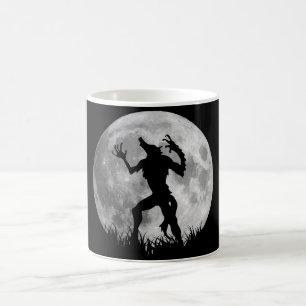 Coole Werwolf-Vollmond-Transformation Kaffeetasse