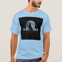 Coole wilde Tier-Natur-Typografie Pastellblau