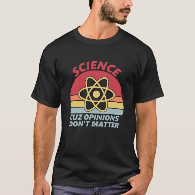 Coole Wissenschaft Nerd Funny Science Vintag T-Shirt (Vorderseite)
