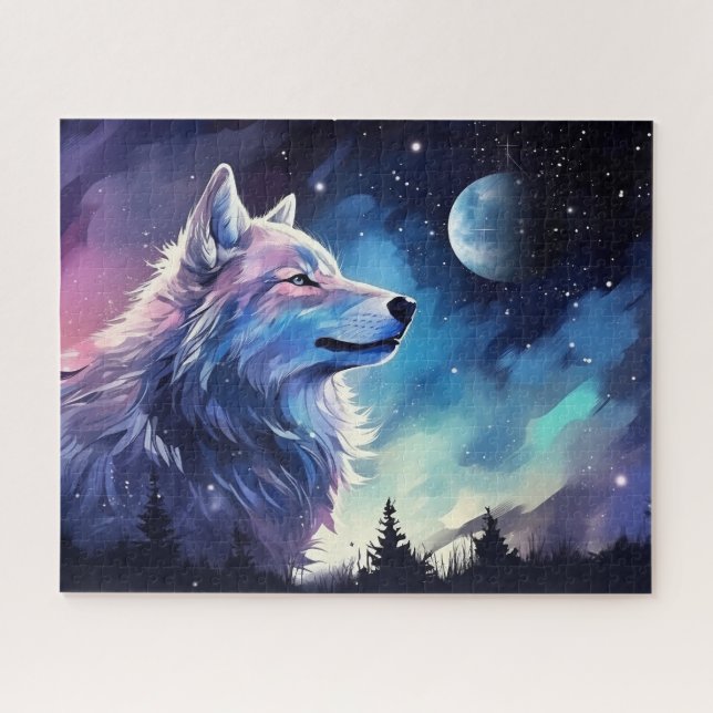 Coole Wolf-Tierliebhaber  (Horizontal)