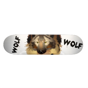 Coole Wolfskateboard-Plattform Skateboard