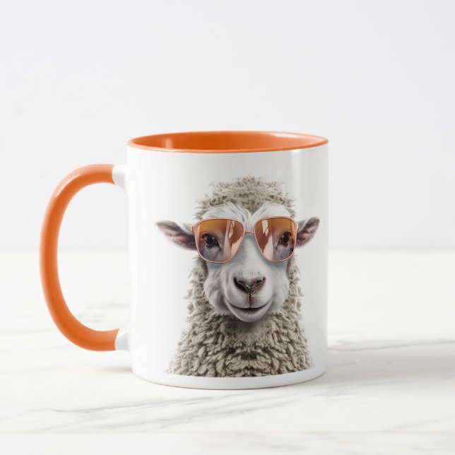 Coole Wollschaf Tasse (Links)