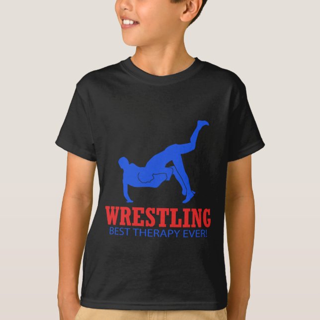 coole Wrestling ENTWÜRFE T-Shirt (Vorderseite)