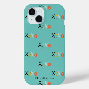 Coole "XOXO" Herzen Valentinstag Mintgrün Case-Mate iPhone Hülle
