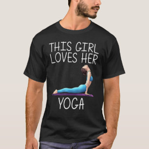 Coole Yoga Für Mädchen Kinder Yogi Körperliche Übu T-Shirt
