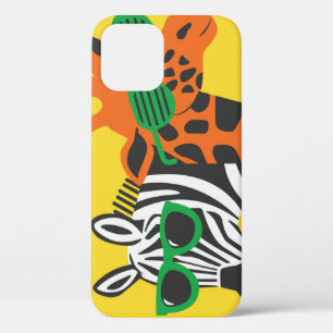 Coole Zebra Giraffe Cartoon Illustration Case-Mate iPhone Hülle