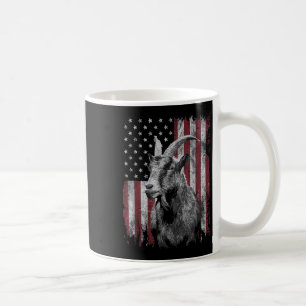 Coole Ziege am 4. Juli Patriotische USA unabhängig Kaffeetasse