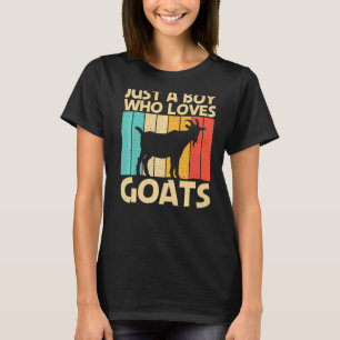 Coole Ziege für Jungen Kinder Ziege Bauer Landwirt T-Shirt