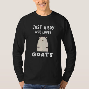 Coole Ziege für Jungen Kinder Ziegenbauer Landwirt T-Shirt