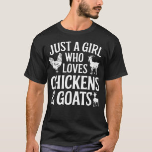 Coole Ziege für Mädchen Frauen Tier Landwirtschaft T-Shirt
