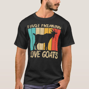 Coole Ziege für Männer Ziegen Bauer Landwirtschaft T-Shirt