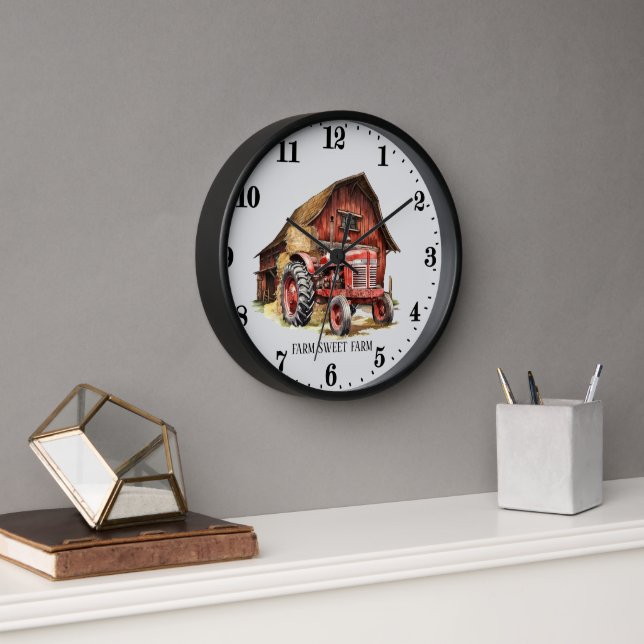 Coole Zugmaschine Uhr (Büro)