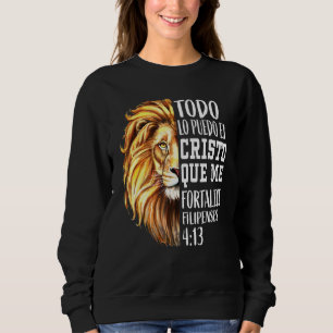 Coolen Christliche Männer Spanischer Bibeldraht Ju Sweatshirt