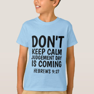 Coolen Christliche T - Shirt, JUDGMENT DAY KOMMT T-Shirt
