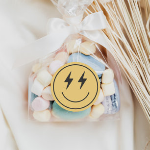 Coolen Jungen erleben den ersten Geburtstag eines  Runder Aufkleber