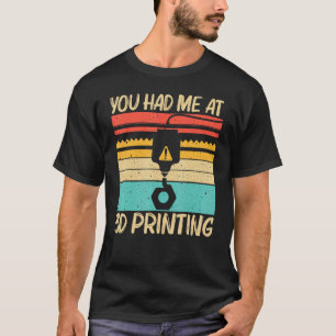 Cooler 3D-Druck für Männer Frauen 3D-Drucker Dru T-Shirt