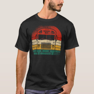 Cooler 80er Vibe School Busfahrer Retro Vintag App T-Shirt