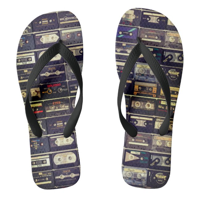 Cooler 80er Vintag Flip Flops (Fußbett)