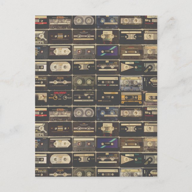 Cooler 80er Vintag Postkarte (Vorderseite)