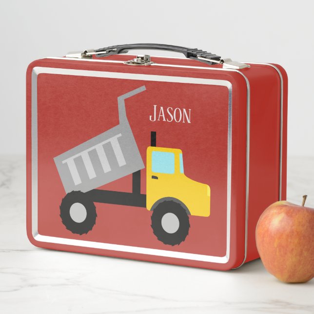 Cooler Abschleppwagen mit Namen Metal Lunch Metall Brotdose (Beispiel)