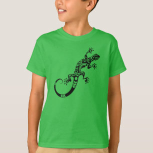 Cooler abstrakter Eidechsen-T - Shirt